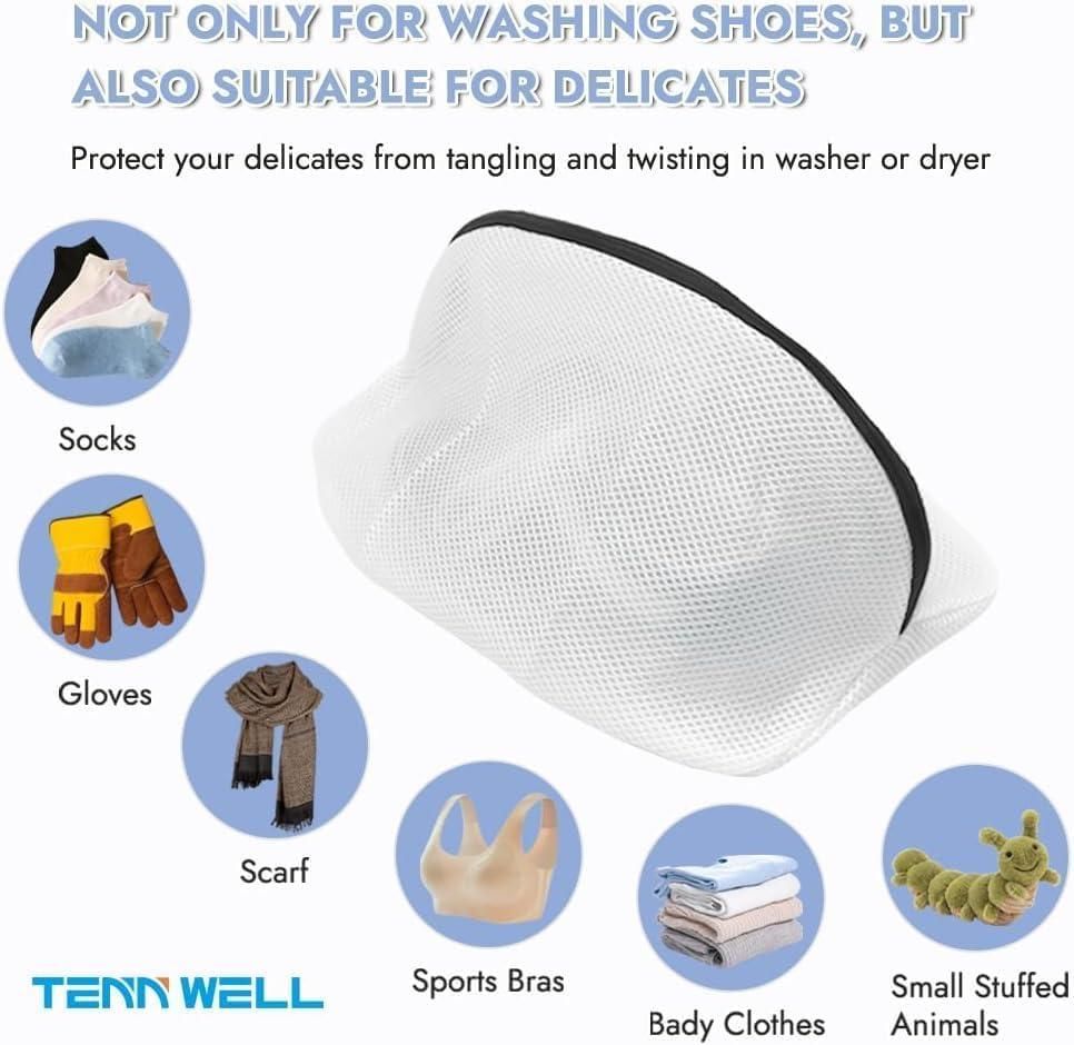 Shoes Wash Bags with Bumper Protectors Mesh Laundry Bag